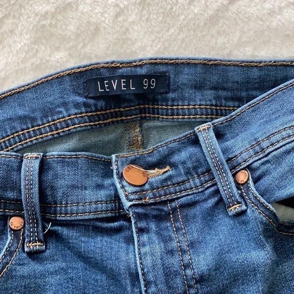 Level 99 Tanya Distressed With holes high rise skinny jeans - Picture 9 of 10